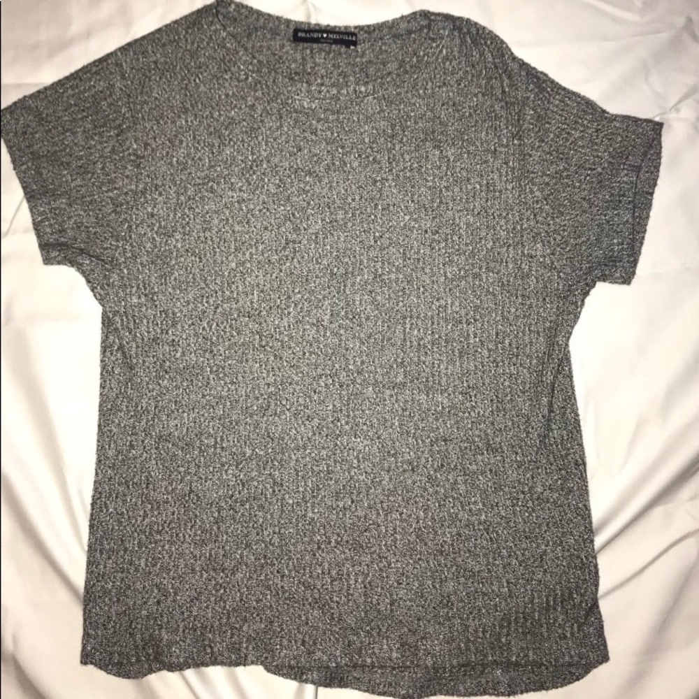 RARE ✨ Brandy Melville Grey Top